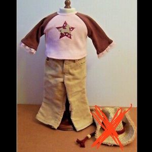 American Girl Western Horse Lover outfit  excludes hat.